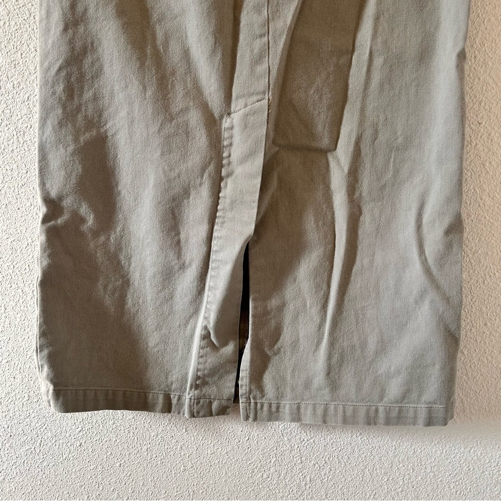 FORENZA VTG Denim Midi Skirt Olive Gray Women Size 3 - Picture 5 of 10